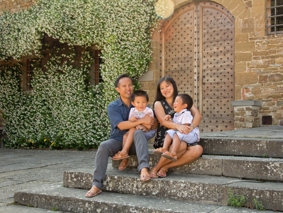 Family Photoshoot near Piazzale Michelangelo, Florence, Italy