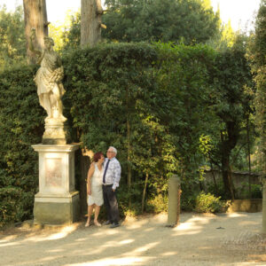 Photoshoot in Boboli Gardens Florence Italy