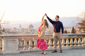 Surprise Destination Proposal Photoshoot in Florence, Italy